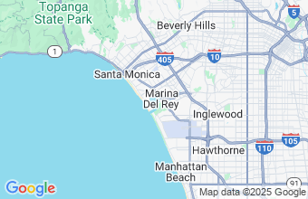 Map of Marina Del Rey
