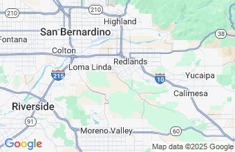 Map of Redlands