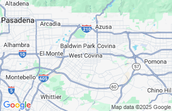Map of West Covina