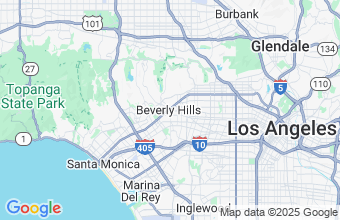 Map of Beverly Hills
