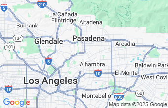 Map of South Pasadena