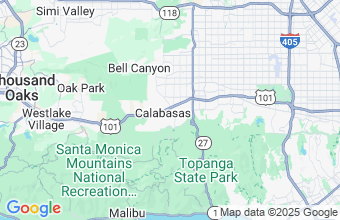 Map of Calabasas