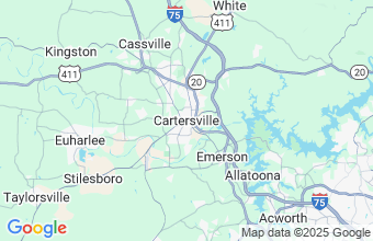 Map of Cartersville