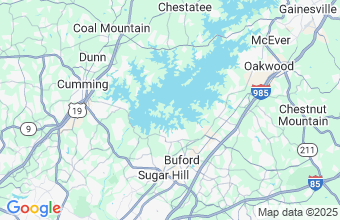 Map of Lake Lanier Islands