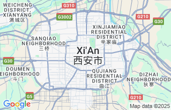 Map of Xian