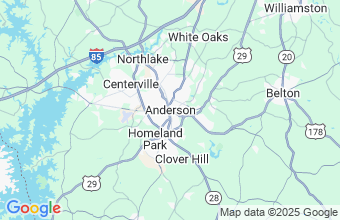 Map of Anderson