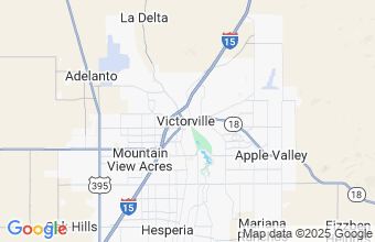 Map of Victorville