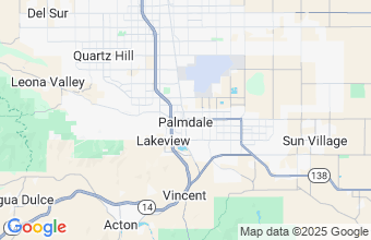Map of Palmdale