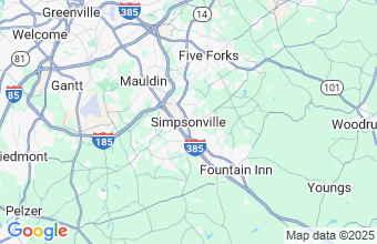Map of Simpsonville