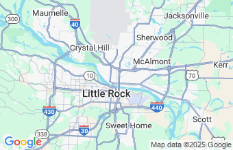 Map of North Little Rock