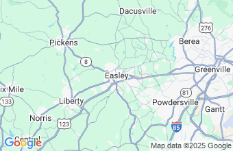 Map of Easley
