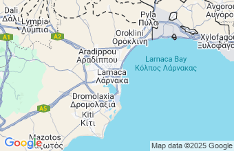 Map of Larnaca