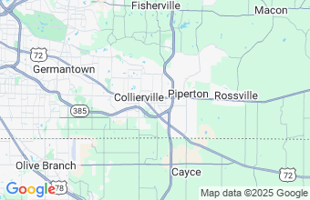 Map of Collierville