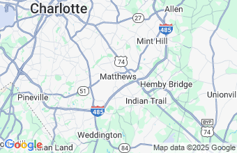 Map of Matthews