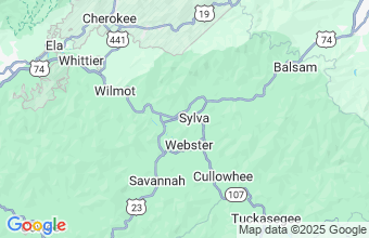Map of Sylva