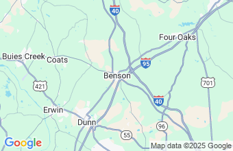 Map of Benson