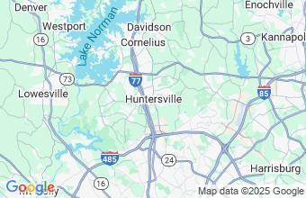 Map of Huntersville