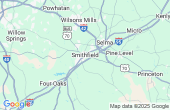 Map of Smithfield