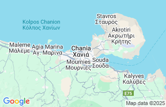 Map of Chania