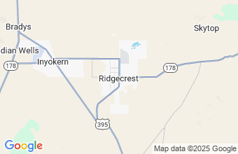 Map of Ridgecrest