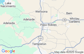 Map of Paso Robles
