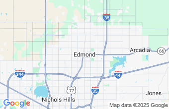 Map of Edmond