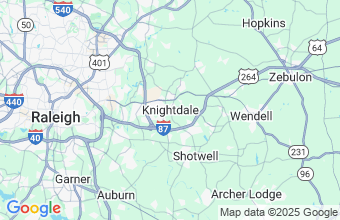 Map of Knightdale