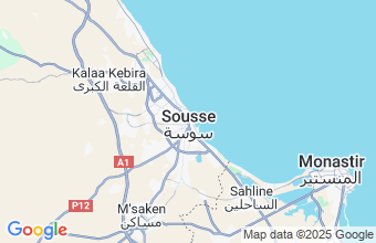 Map of Sousse