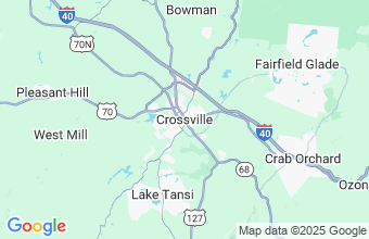 Map of Crossville