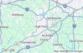 Map of High Point