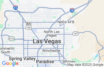 Map of North Las Vegas