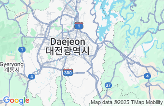 Map of Daejeon