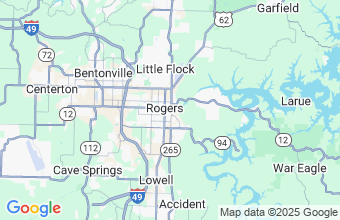 Map of Rogers