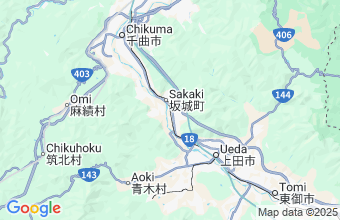 Map of Hanishina-Gun