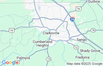 Map of Clarksville