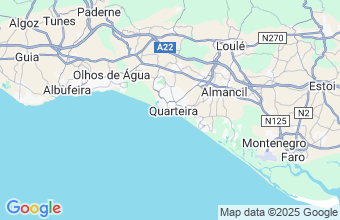 Map of Quarteira