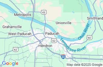 Map of Paducah