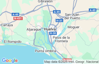 Map of Huelva