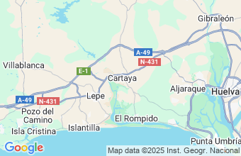 Map of Cartaya