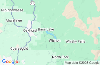 Map of Bass Lake