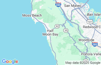 Map of Half Moon Bay