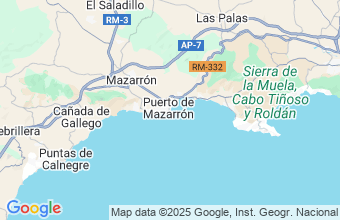 Map of Murcia-Puerto de Mazarron