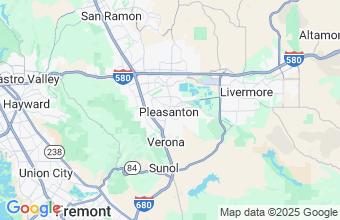 Map of Pleasanton