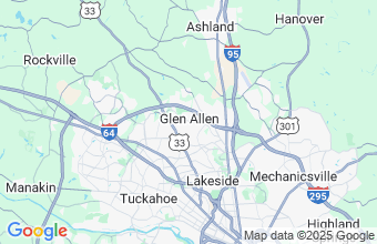 Map of Glen Allen