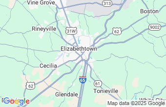 Map of Elizabethtown