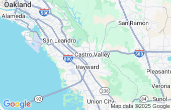 Map of Castro Valley