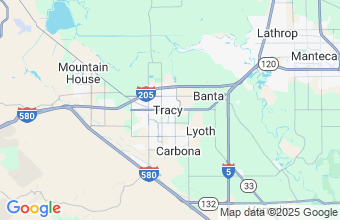 Map of Tracy