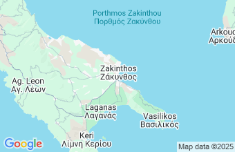 Map of Zakynthos