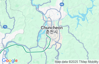 Map of Chuncheon
