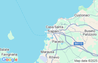 Map of Trapani